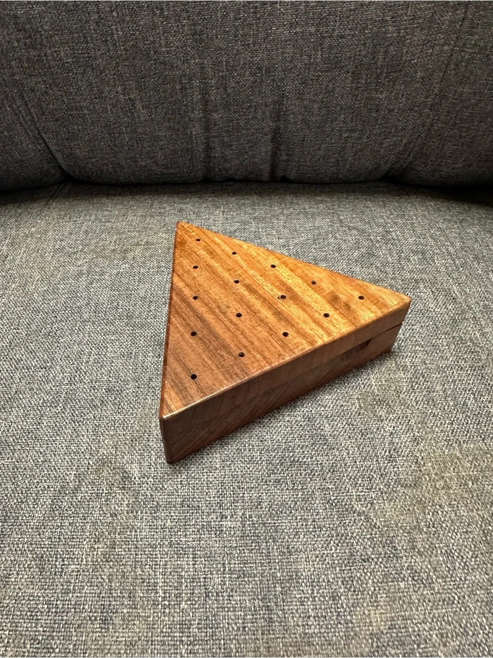 Pottery Barn Handcrafted Rosewood Game- Peg Board